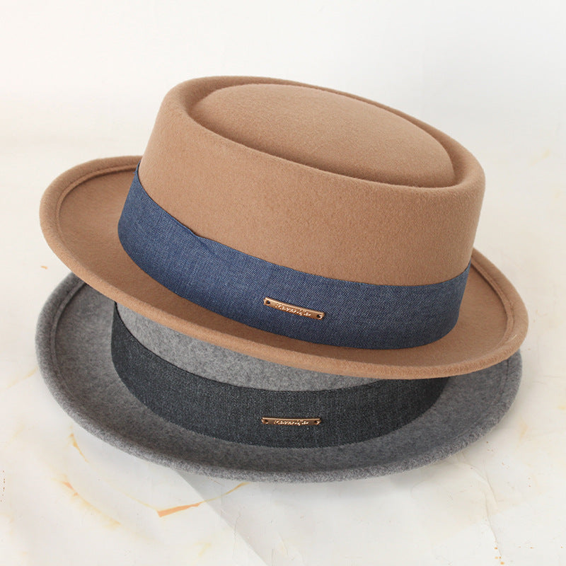 PORK PIE WOOL HAT BY LIERYS