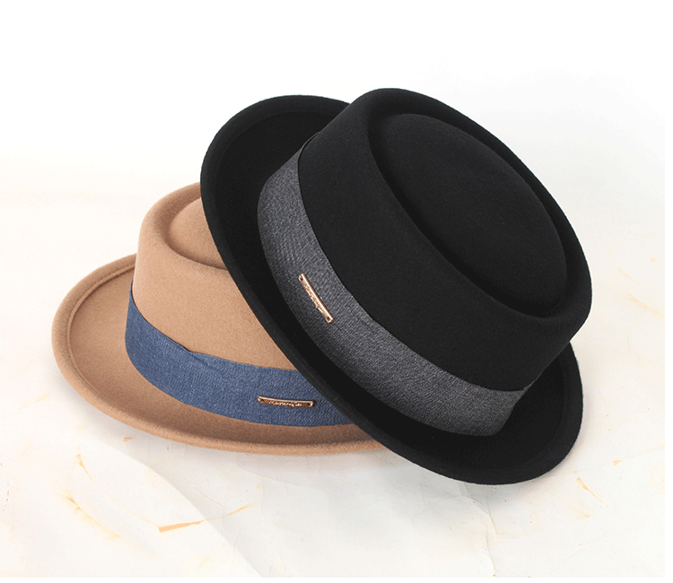 PORK PIE WOOL HAT BY LIERYS