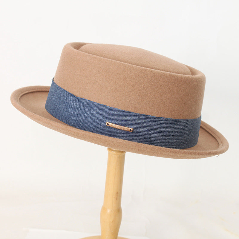 PORK PIE WOOL HAT BY LIERYS