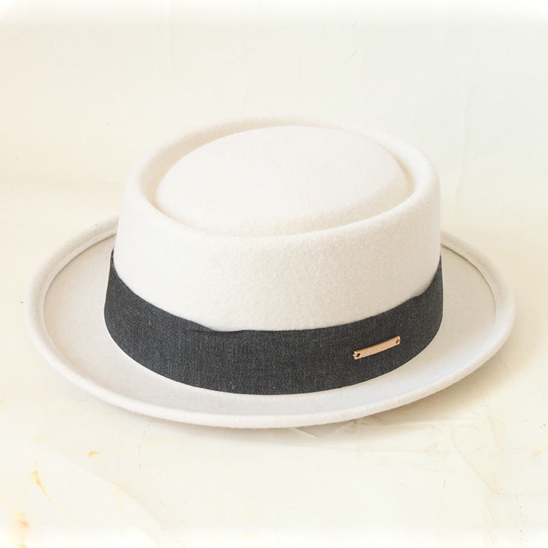 PORK PIE WOOL HAT BY LIERYS