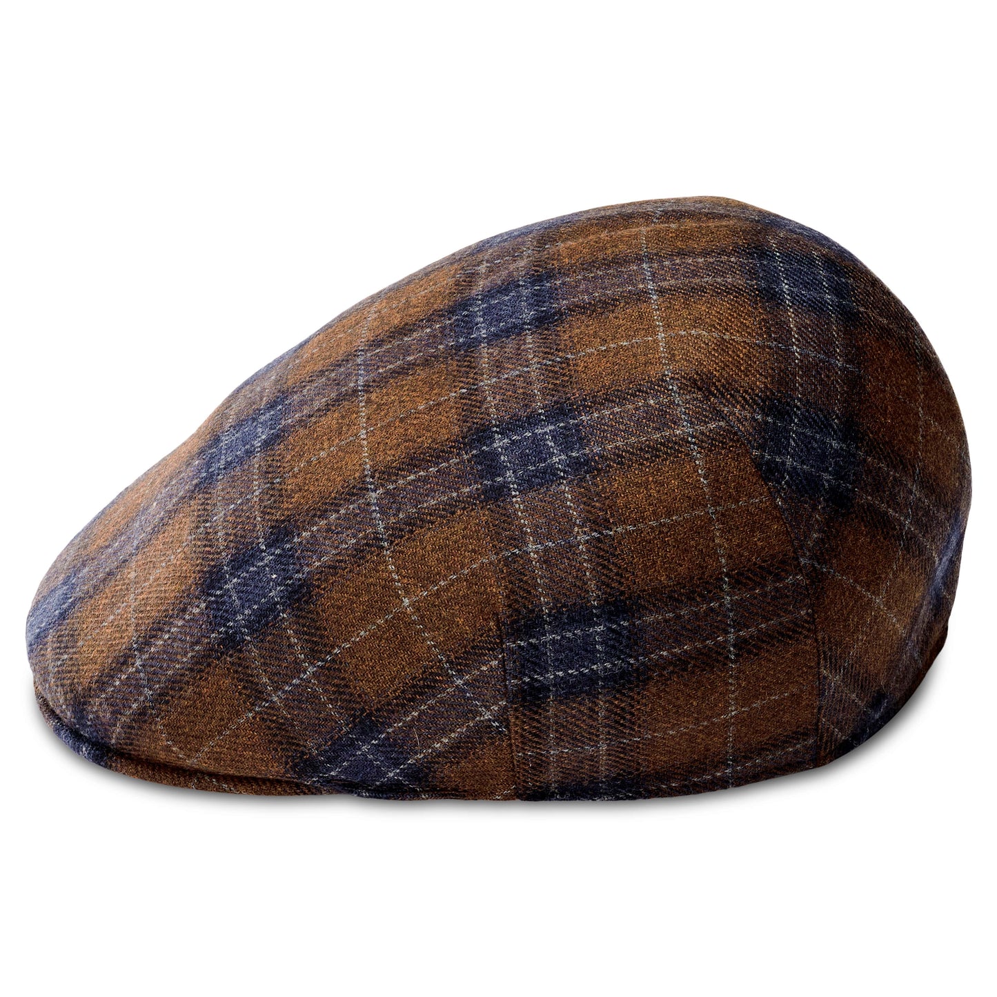 TIENDAHAT BROWN COUNTRY WOOL FIDO FLAT CAP