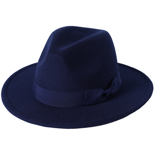 Cassidy Fedora - Navy Blue