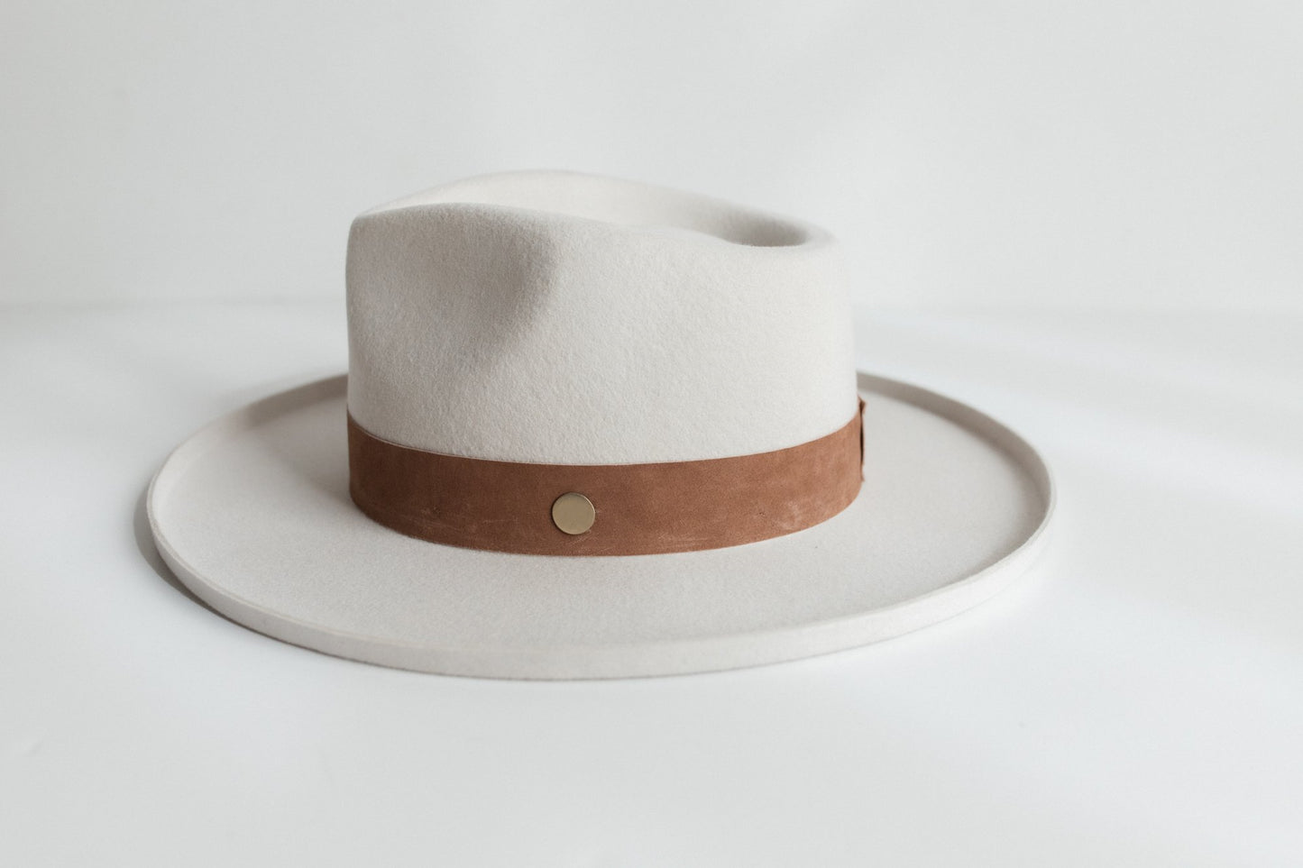 ECHO PARK FEDORA HAT C IVORY