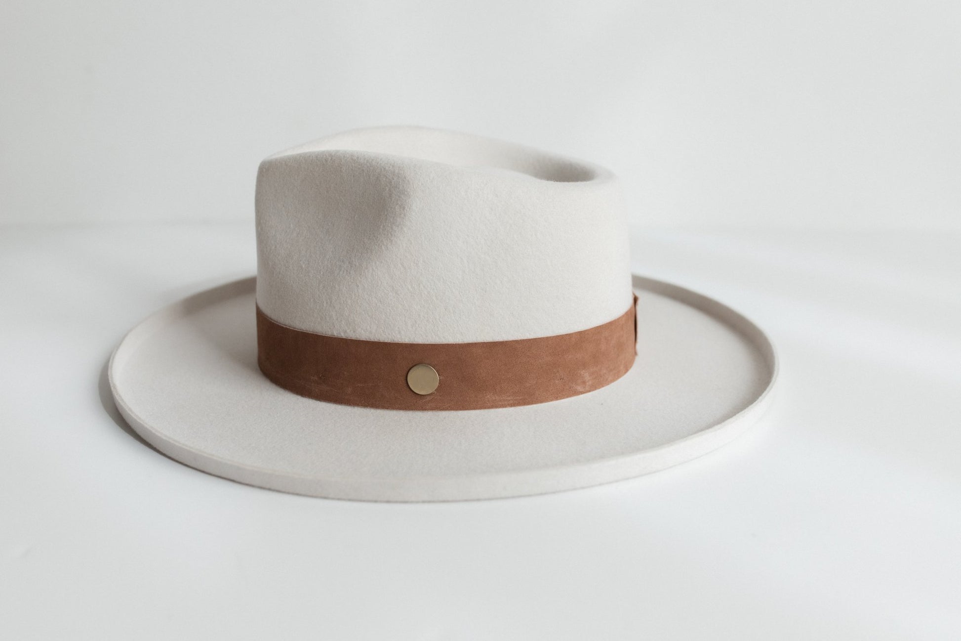 ECHO PARK FEDORA HAT C IVORY
