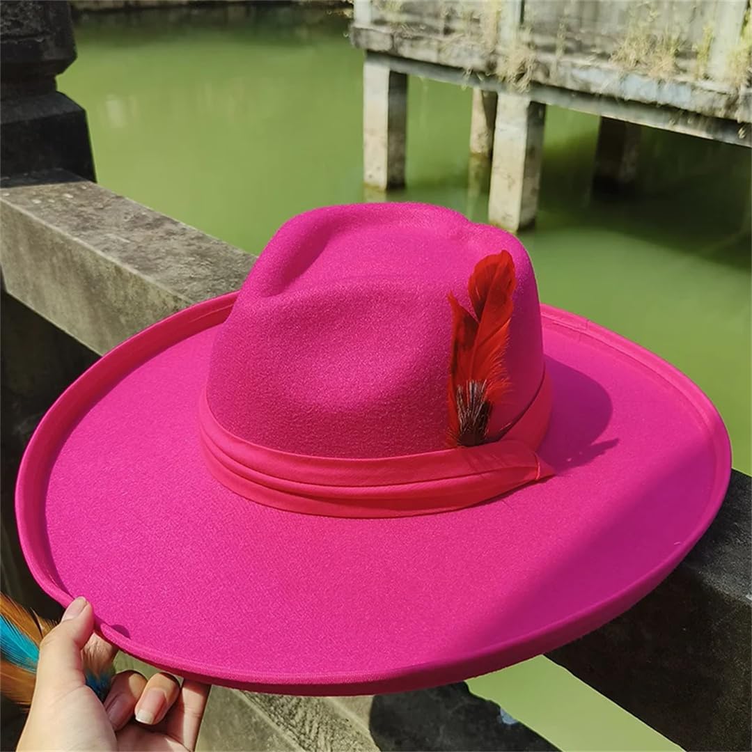 Love hat with large brim