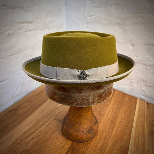 1940 PORK PIE Lichen Green