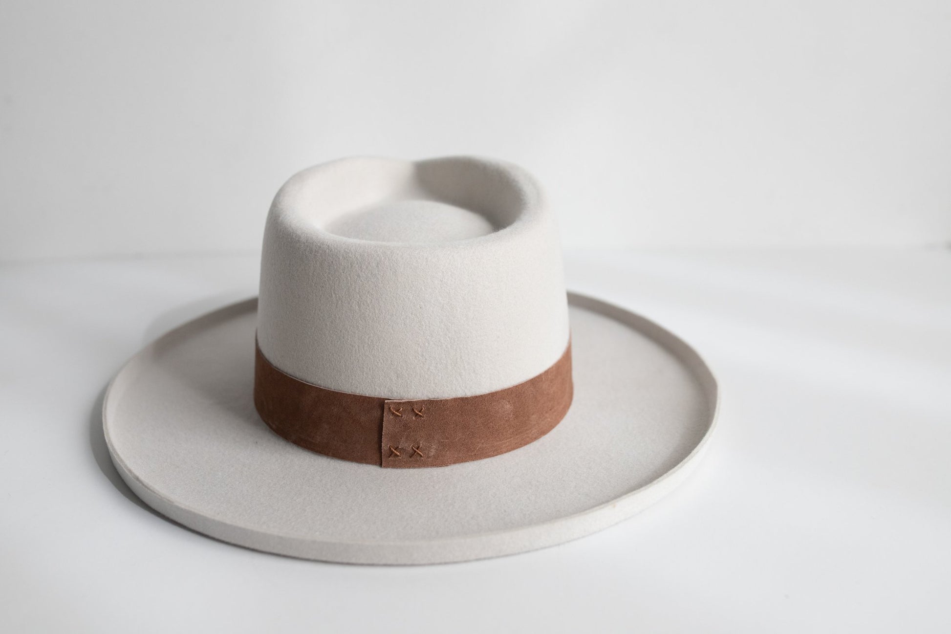 ECHO PARK FEDORA HAT C IVORY