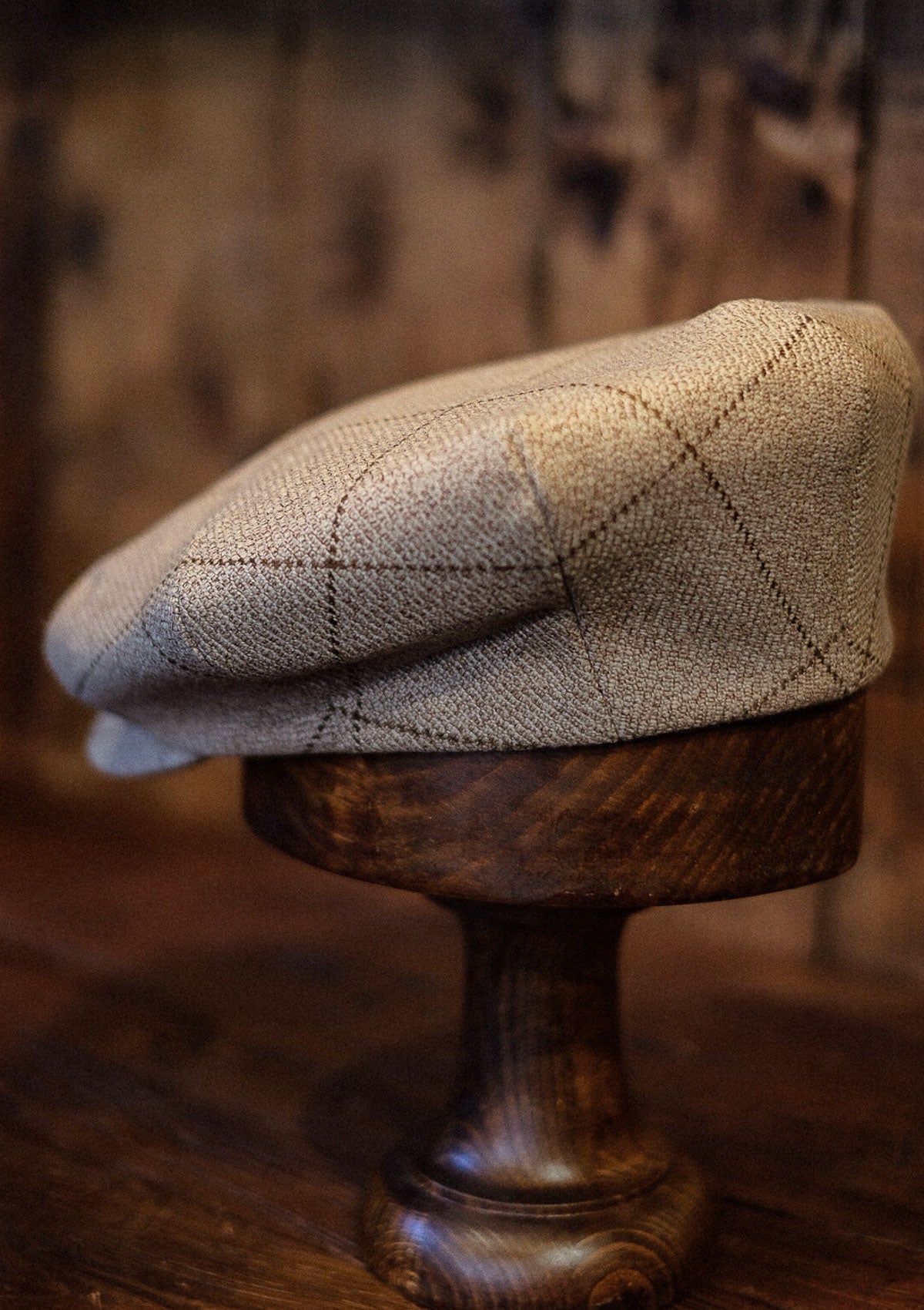 Brennon 50 Pence Flat Cap - Wheat