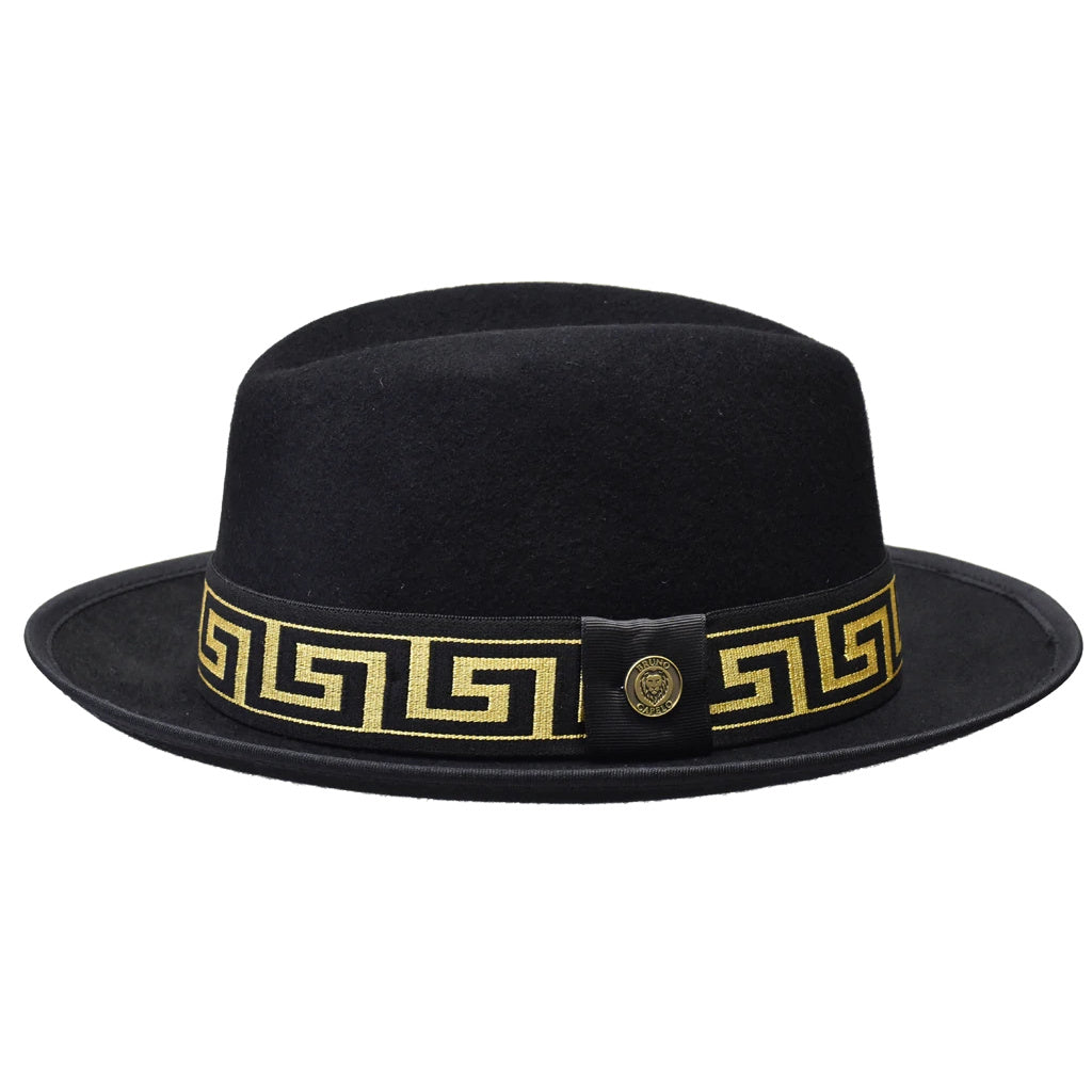 Bruno Capelo Princeton Elite Center Dent Wool Fedora