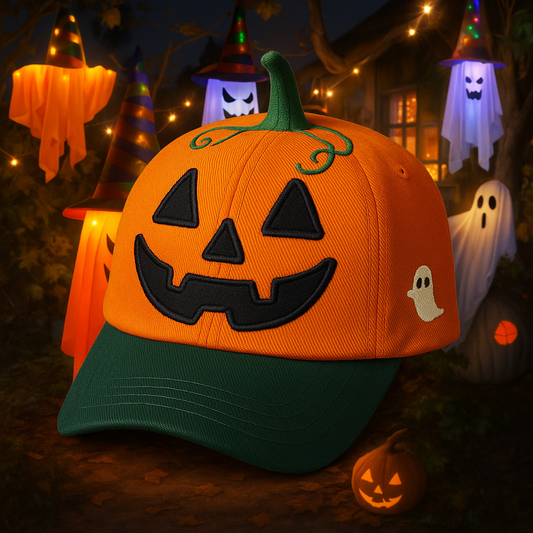 🎃 Jack-O’-Lantern Halloween Pumpkin Hat