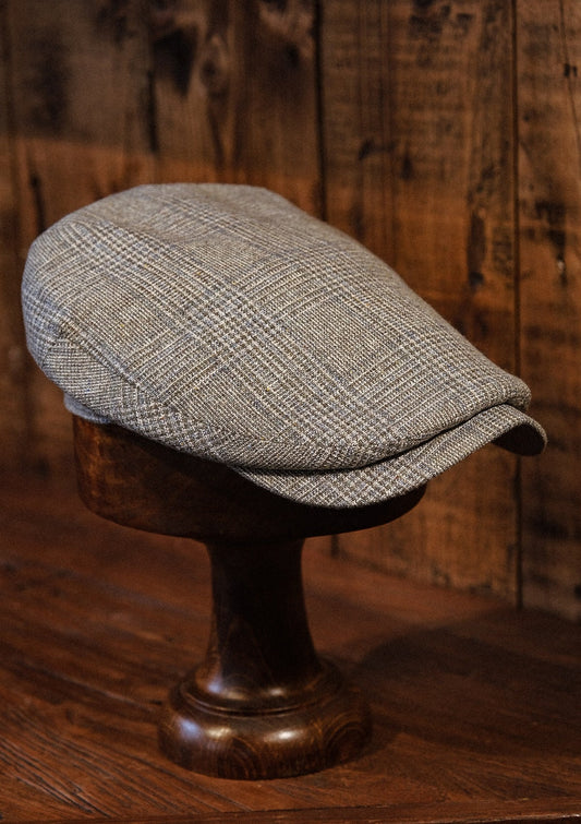 Geary Flat Cap - Teal Prince of Wales
