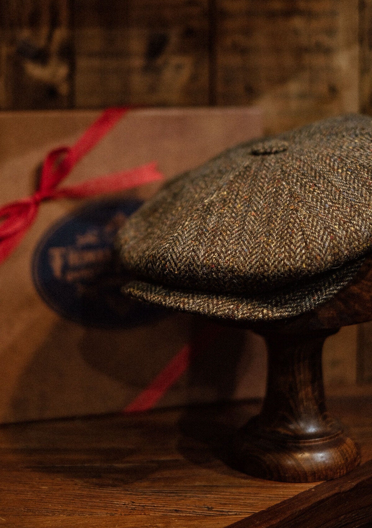 Grafton Baker Boy - (Wide-Width) Rust/Red Stripe