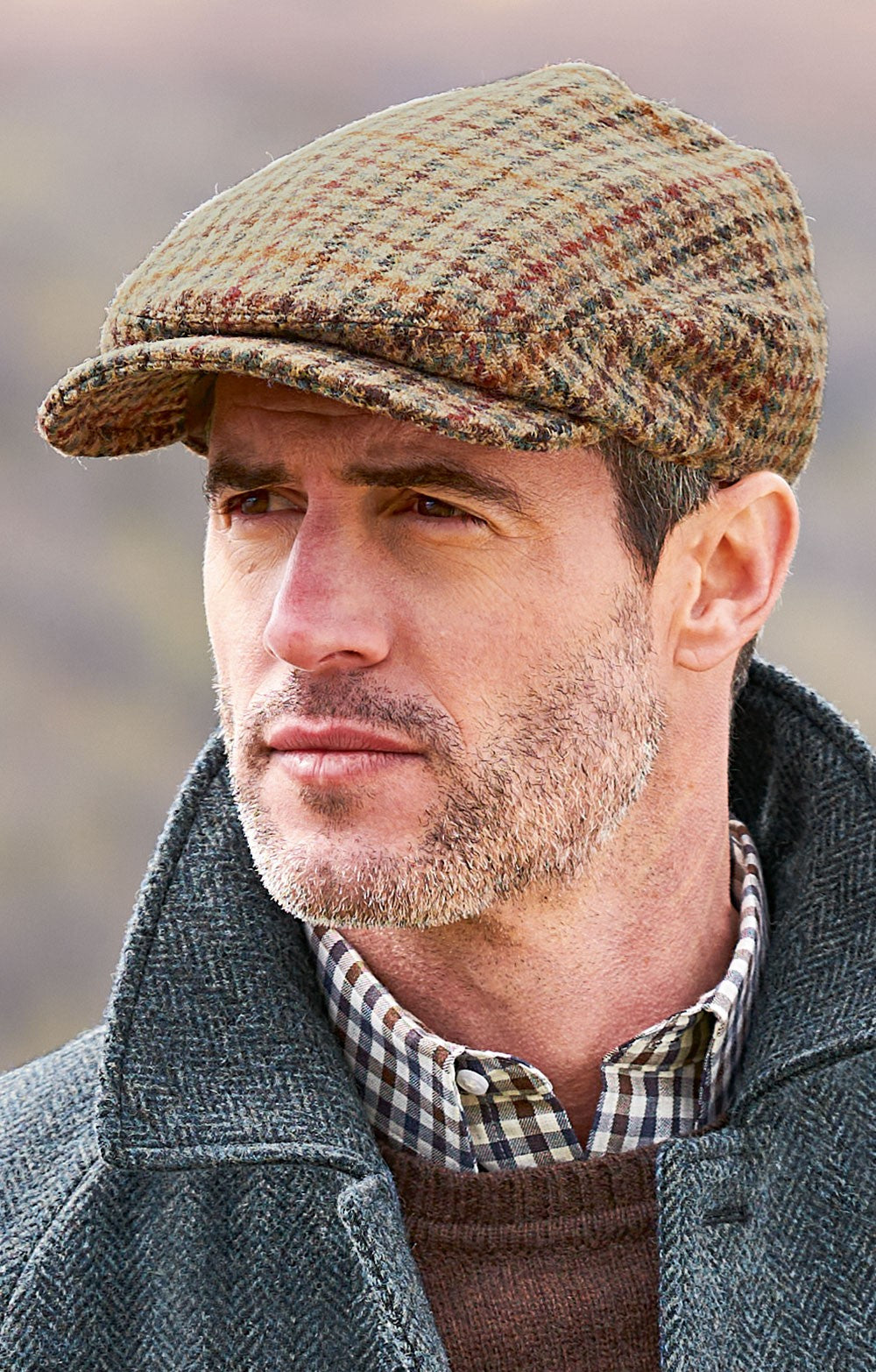 Men's Harris Tweed Aberford Cap
