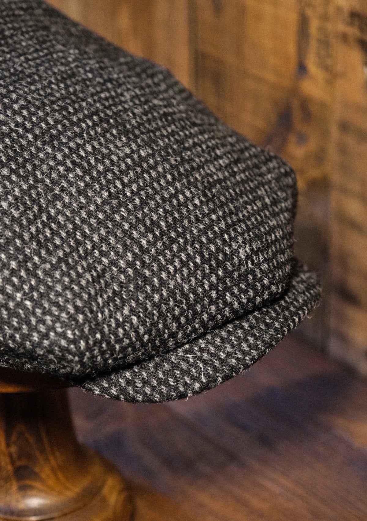 Regency 50 Pence Flat Cap - Grey Fleck Tweed