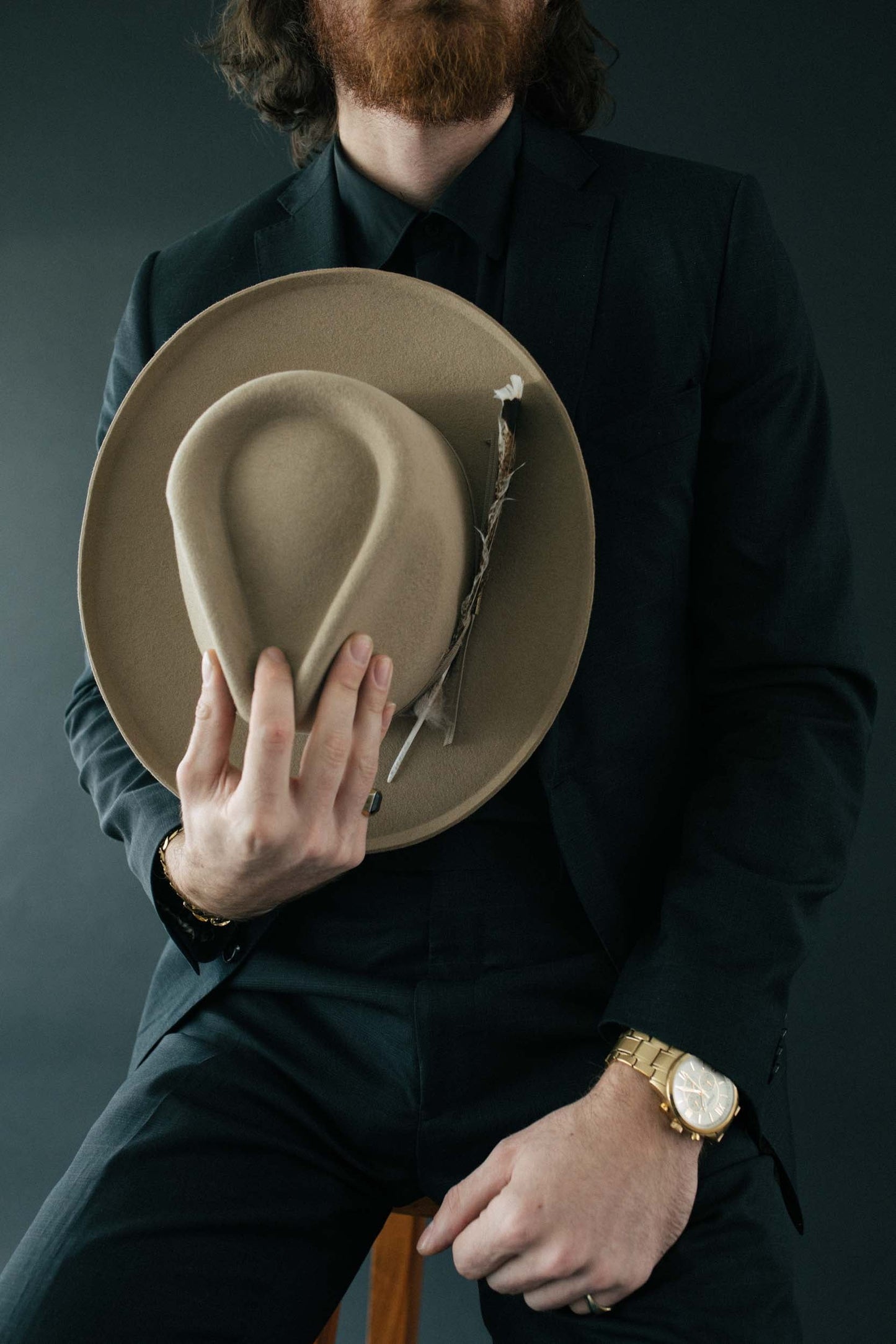 CLARKSDALE TEARDROP CROWN FEDORA – TAN