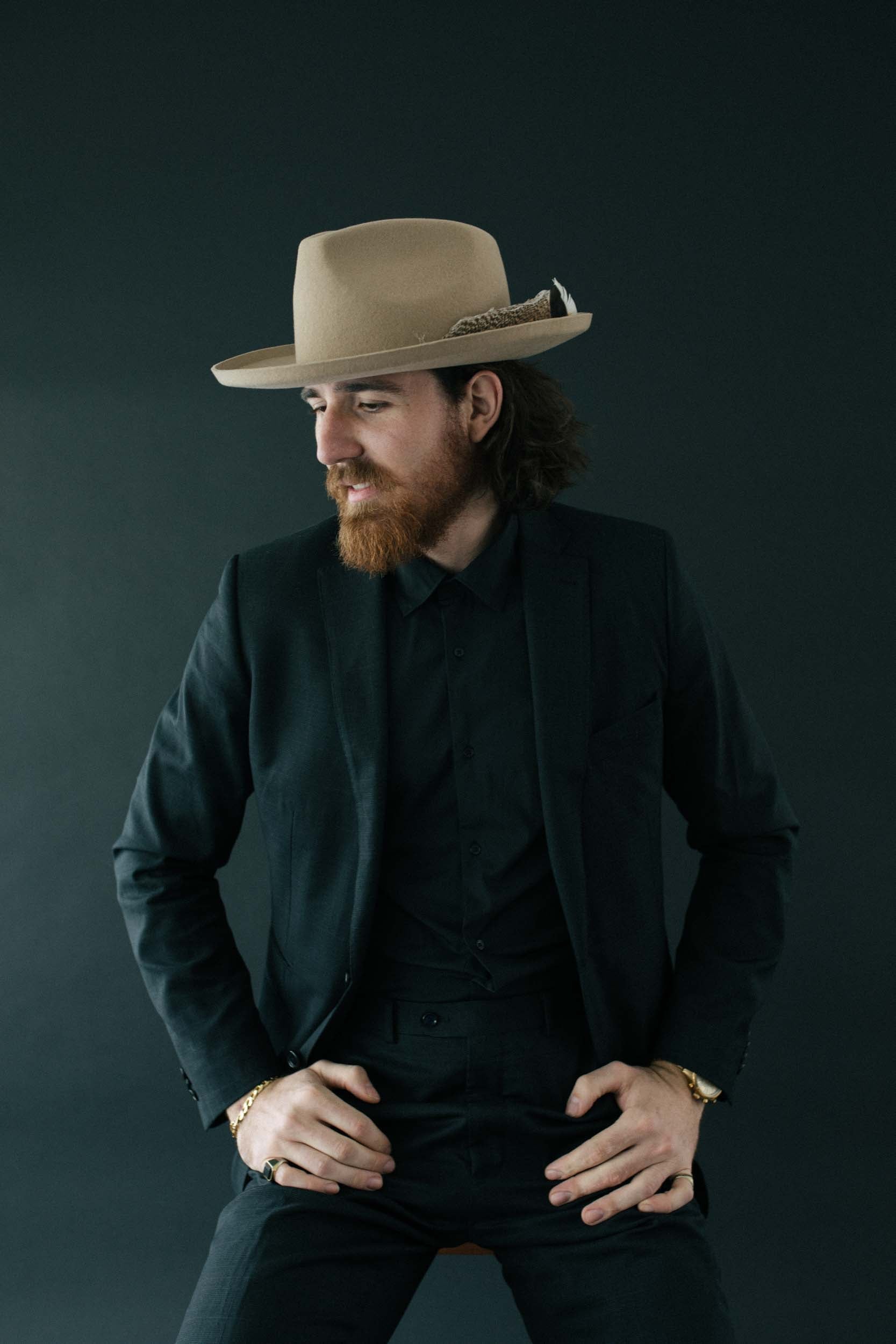 CLARKSDALE TEARDROP CROWN FEDORA – TAN