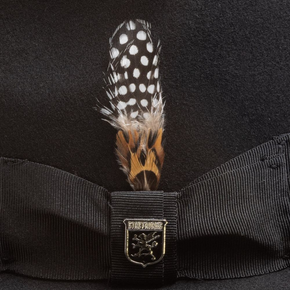 Stacy Adams Wool Felt Fedora- Cleveland