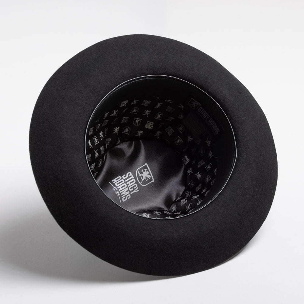 Stacy Adams Wool Felt Fedora- Cleveland