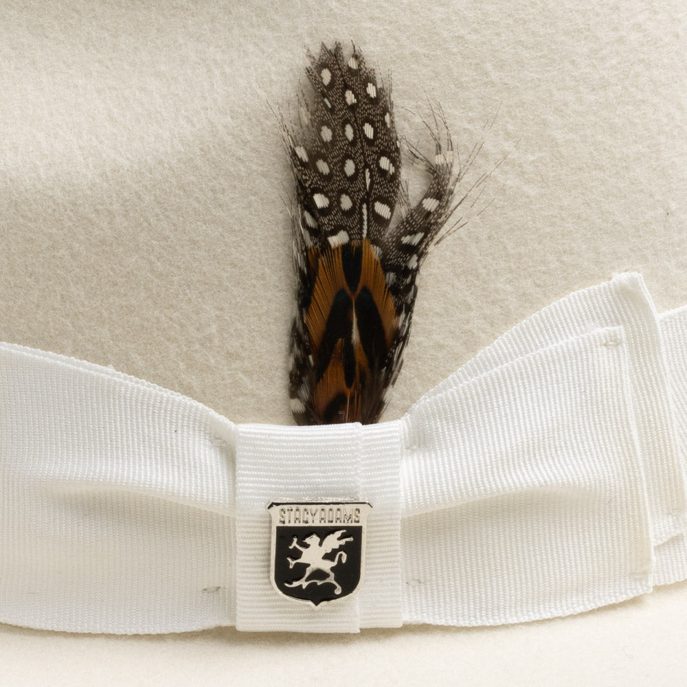 Stacy Adams Wool Felt Fedora- Cleveland