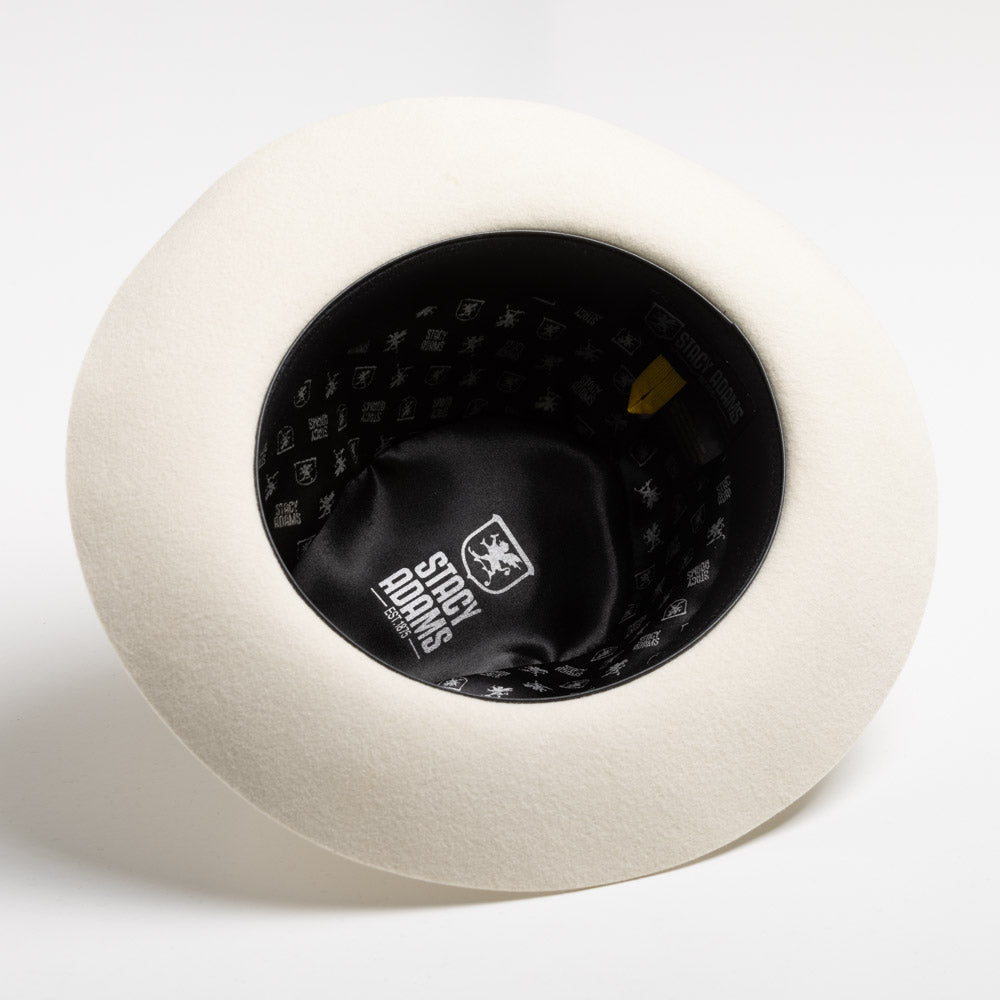 Stacy Adams Wool Felt Fedora- Cleveland