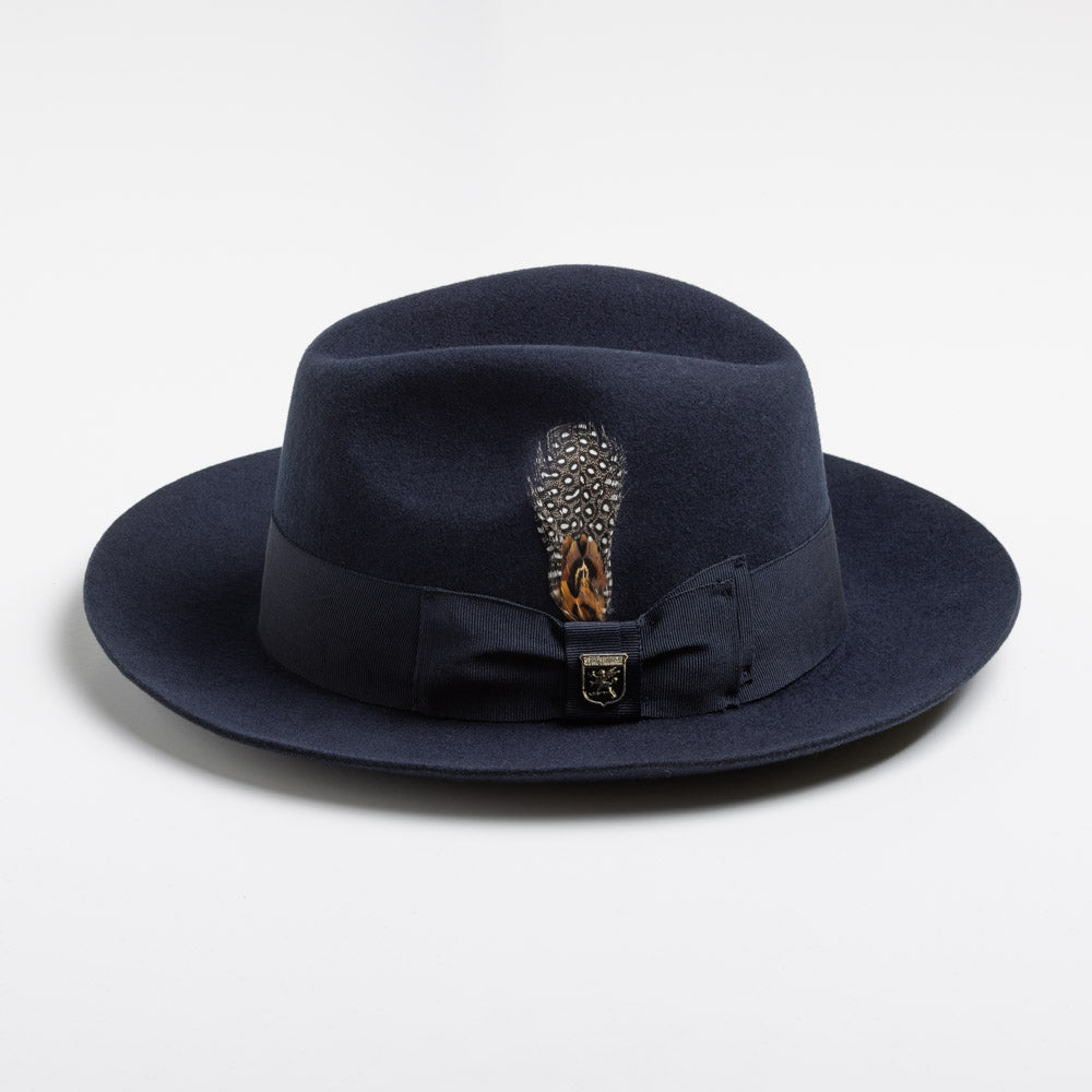 Stacy Adams Wool Felt Fedora- Cleveland