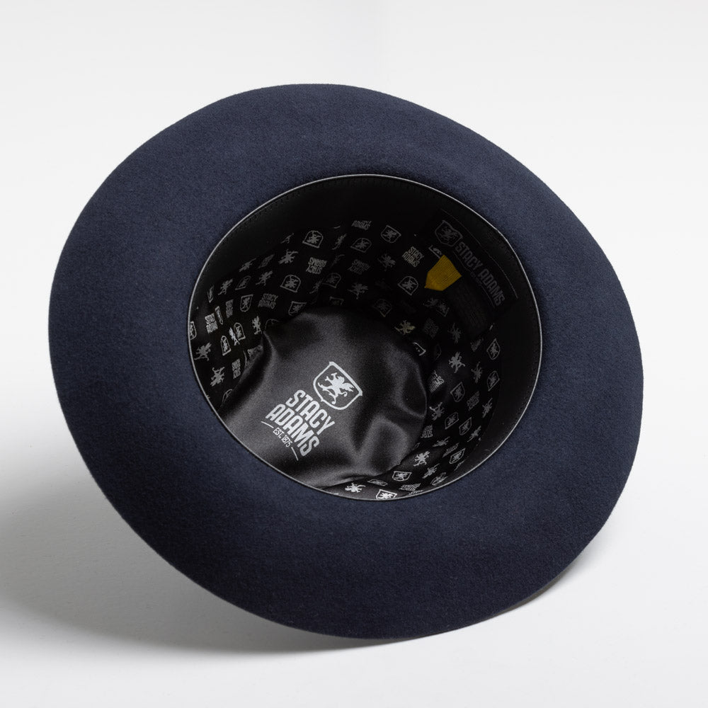 Stacy Adams Wool Felt Fedora- Cleveland