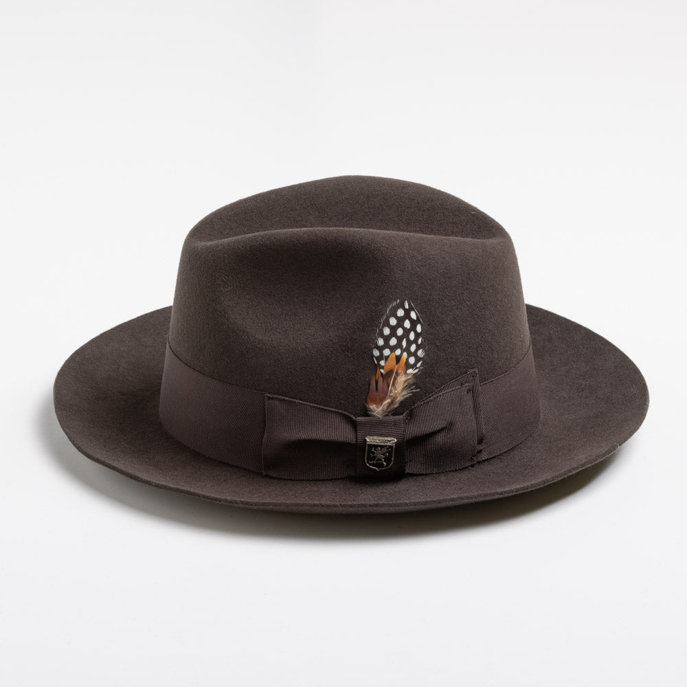 Stacy Adams Wool Felt Fedora- Cleveland