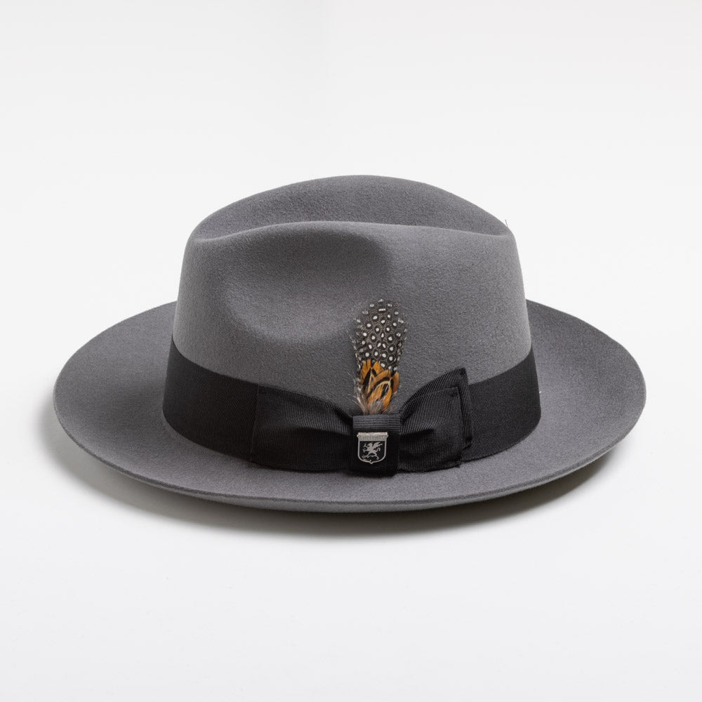 Stacy Adams Wool Felt Fedora- Cleveland
