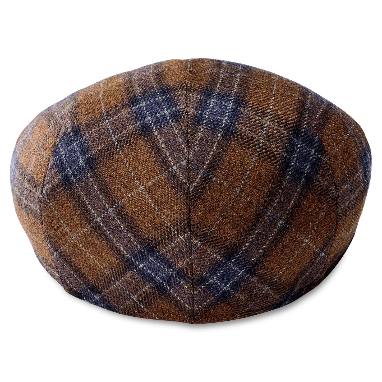 TIENDAHAT BROWN COUNTRY WOOL FIDO FLAT CAP