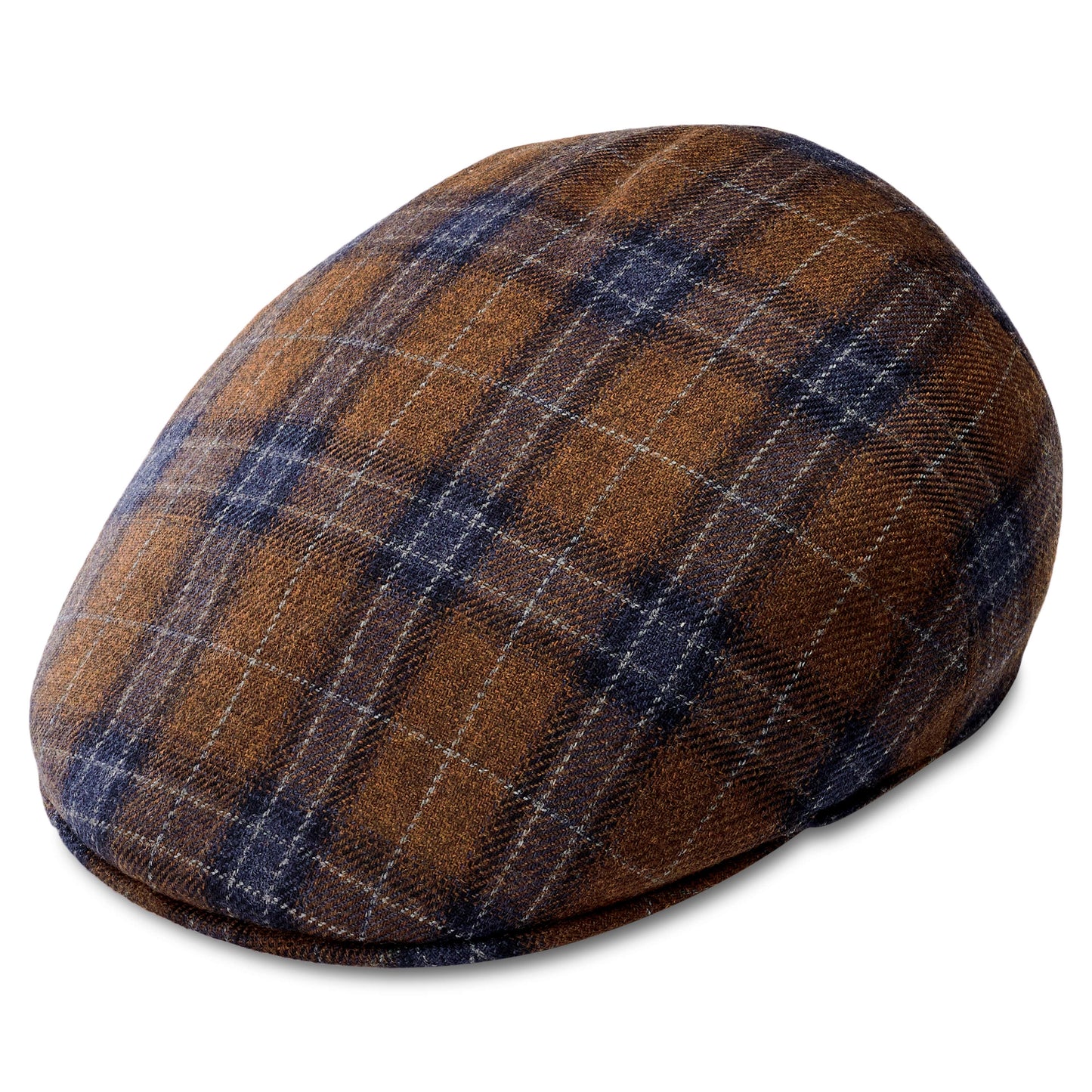 TIENDAHAT BROWN COUNTRY WOOL FIDO FLAT CAP