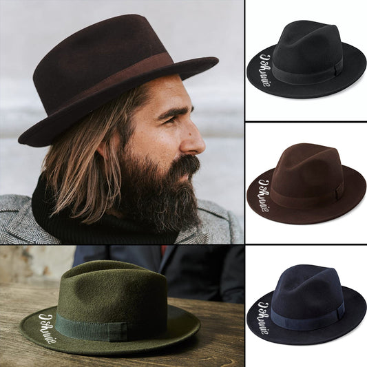 Alessandria Wool Fido Fedora