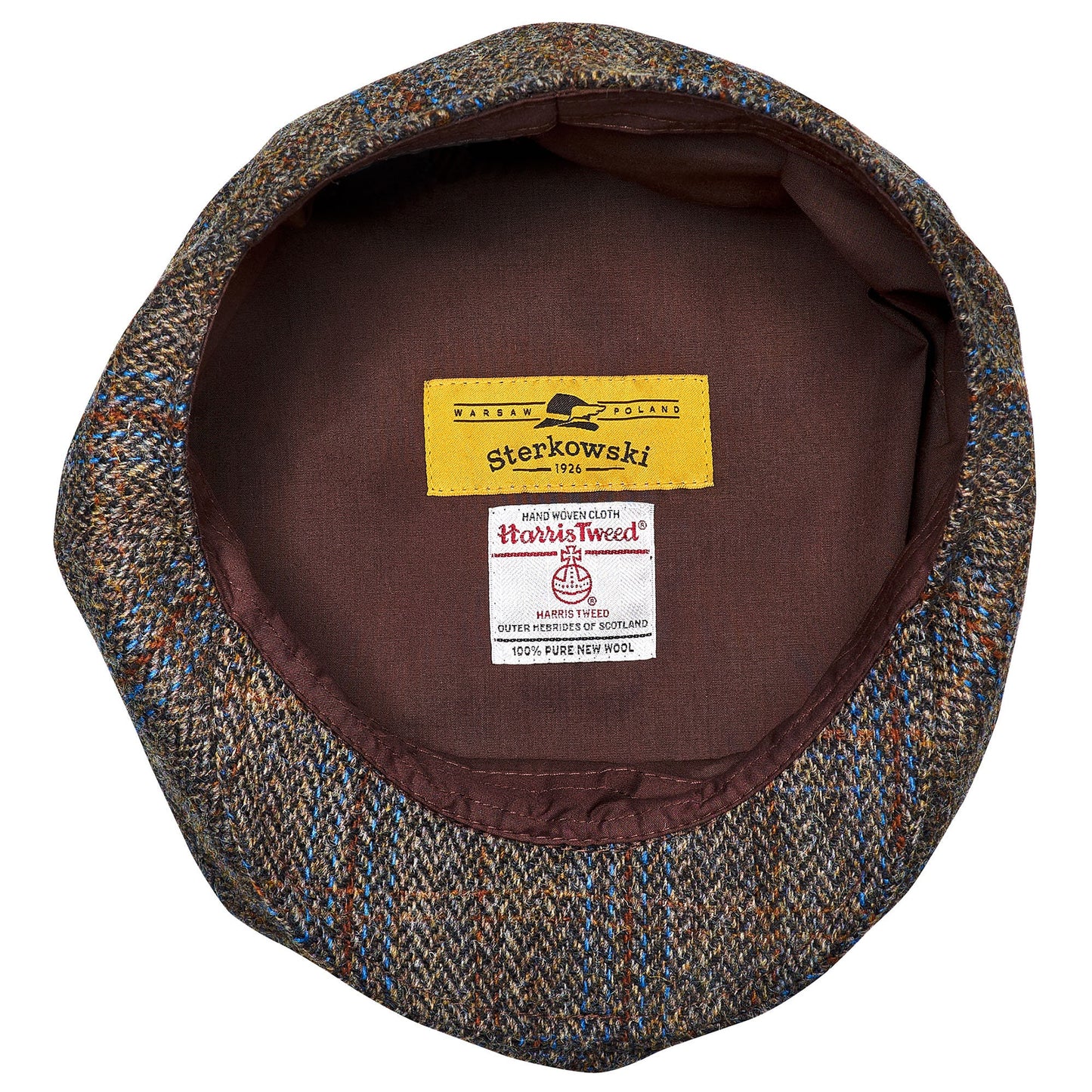 PEAKY BLINDERS Genuine Scottish Harris Tweed 8 Panels Man Cap
