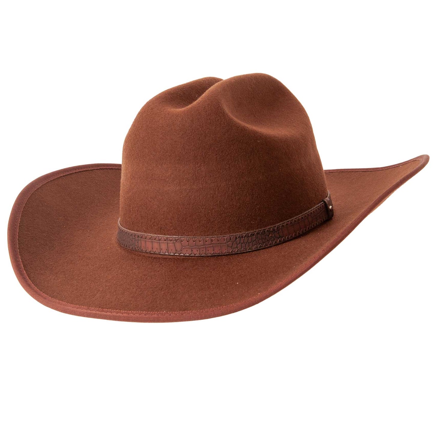 Cattleman Felt - Brown Cowboy Hat - Cowboy Hat Band
