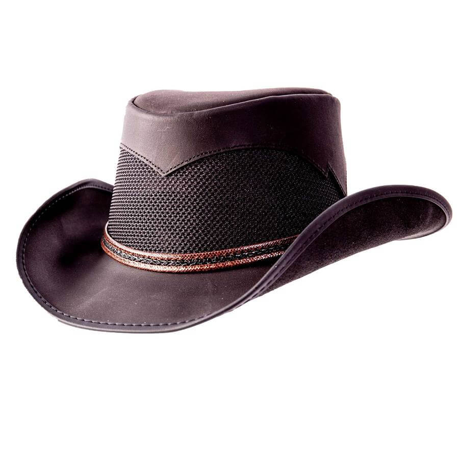 Durango - Mens Leather Cowboy Hat