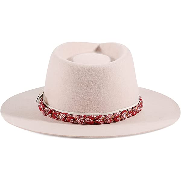 Vintage Fedora Lightning hat-Cream Pink
