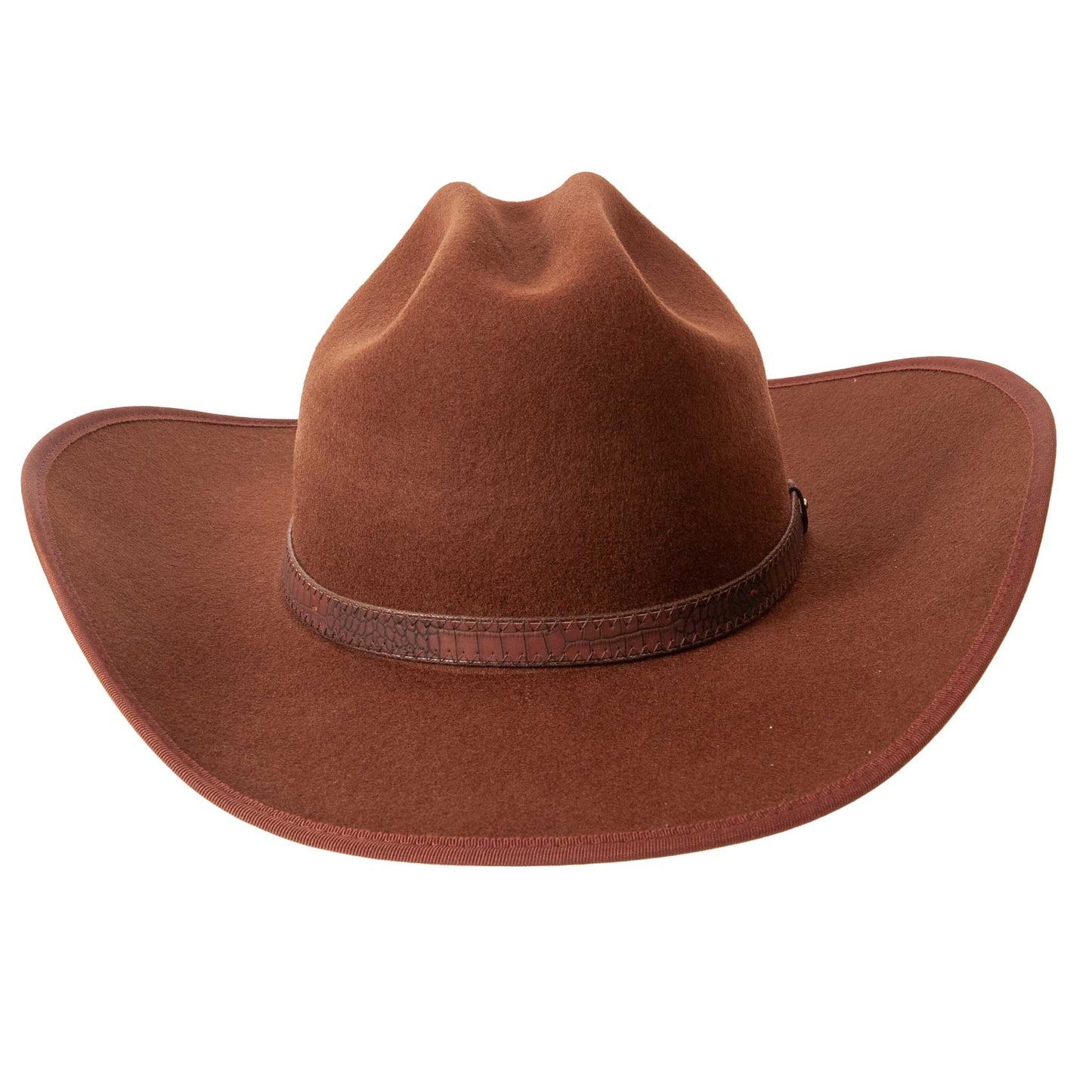 Cattleman Felt - Brown Cowboy Hat - Cowboy Hat Band