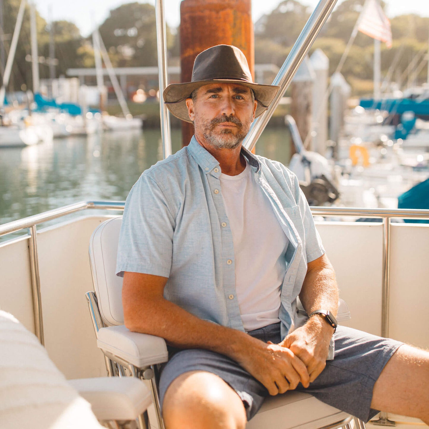 Irwin - Mens Western Outback Fedora Hat