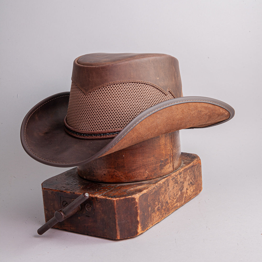 Durango - Mens Leather Cowboy Hat