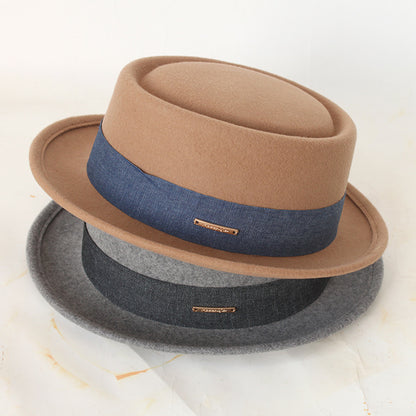 PORK PIE WOOL HAT BY LIERYS