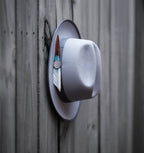 Miller Ranch Fedora - Platinum[Fast shipping and box packing]