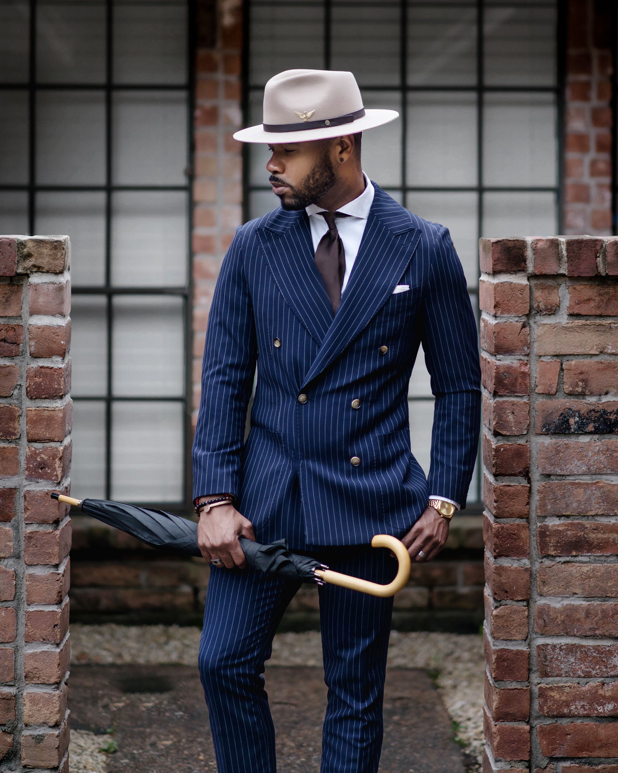 Geoffery Fedora- Camel[Fast shipping and box packing]