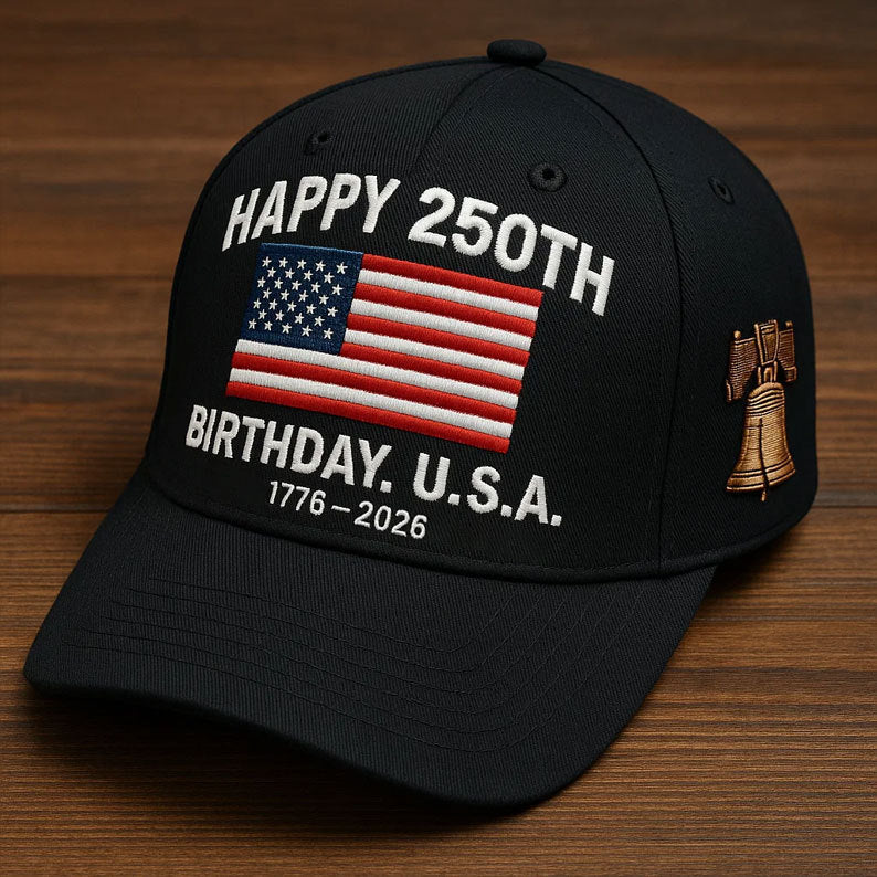 US 250th Anniversary Flag & Bell Cap – Music-Pioneer