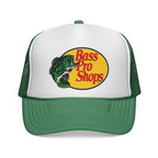 Vintage Fishing Trucker Hat, Mesh Outdoor Cap