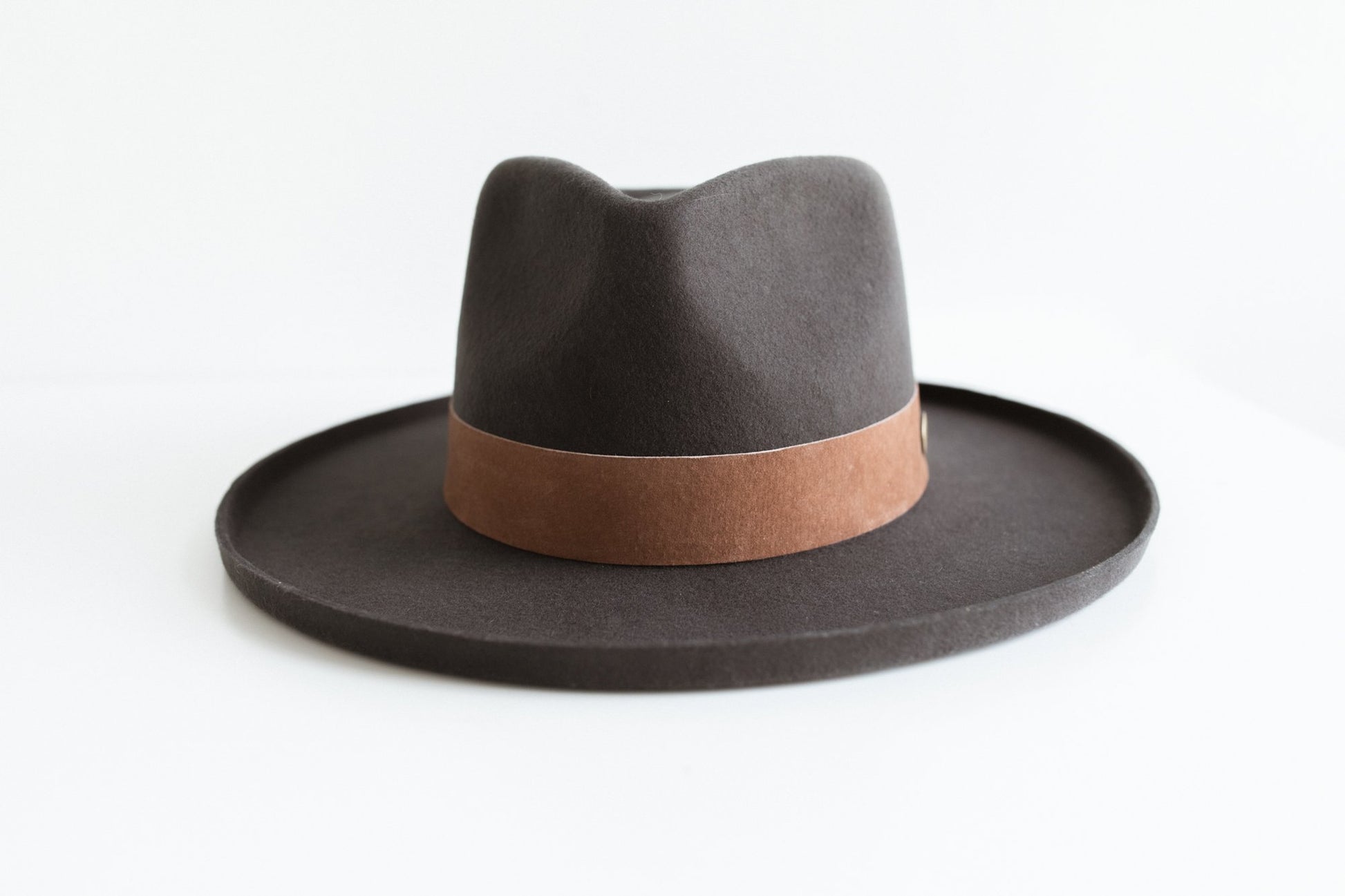 ECHO PARK FEDORA HAT-  BLACK [Fast shipping and box packing]