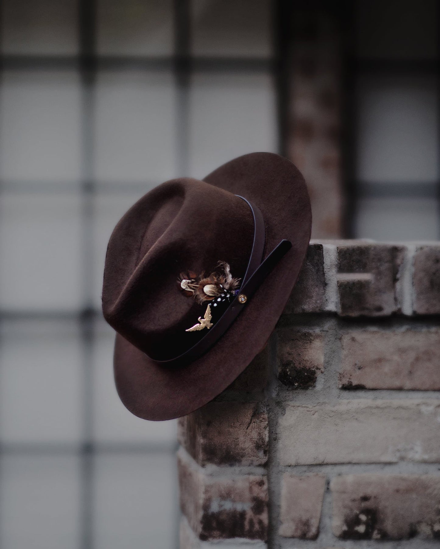 Geoffery Fedora – Brown [Fast shipping and box packing]
