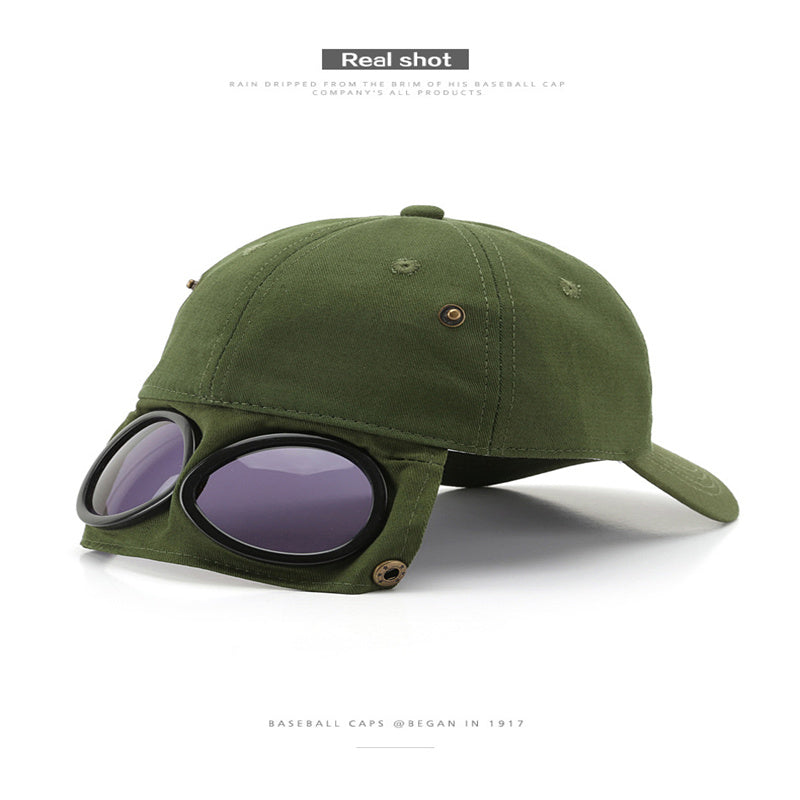 Hip Hop Sunglasses Baseball Cap Cotton Adjustable Dad Hats