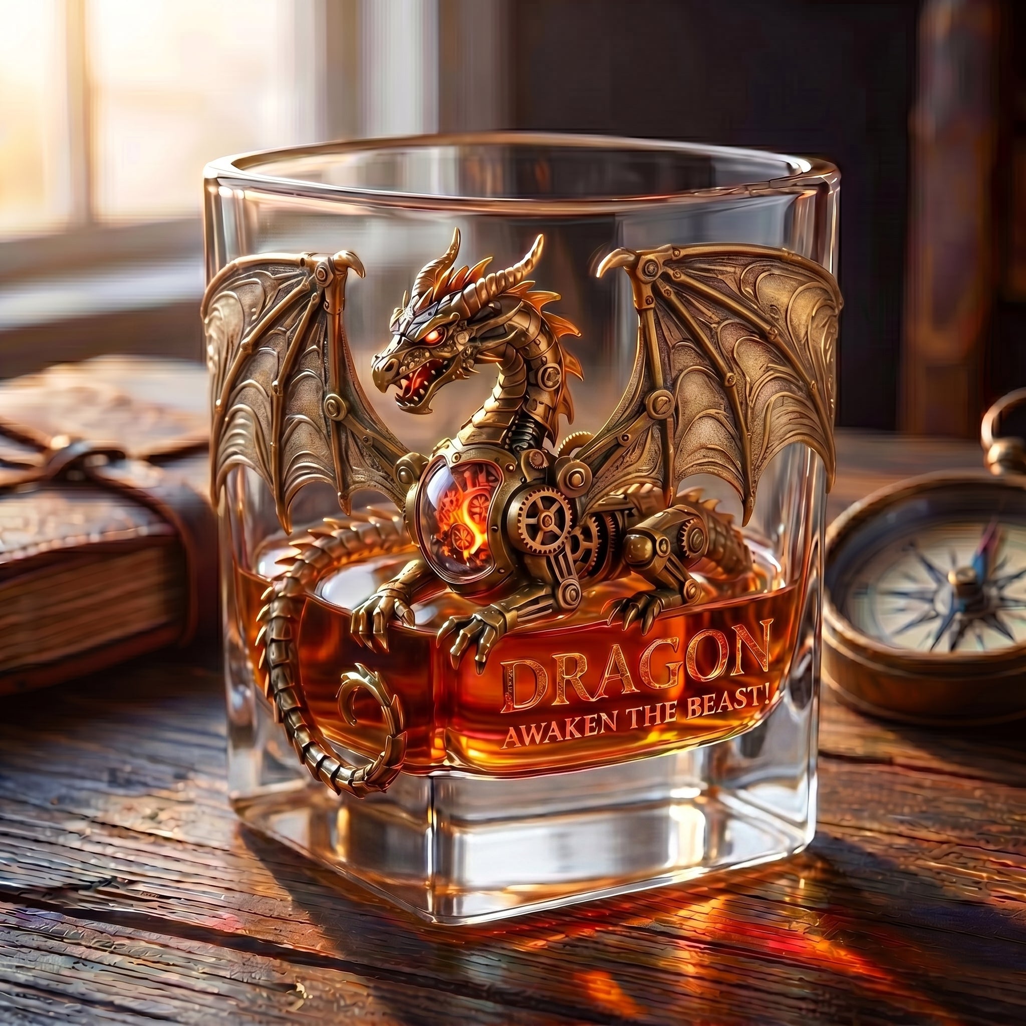 🐙 Mythical Titan Glass
