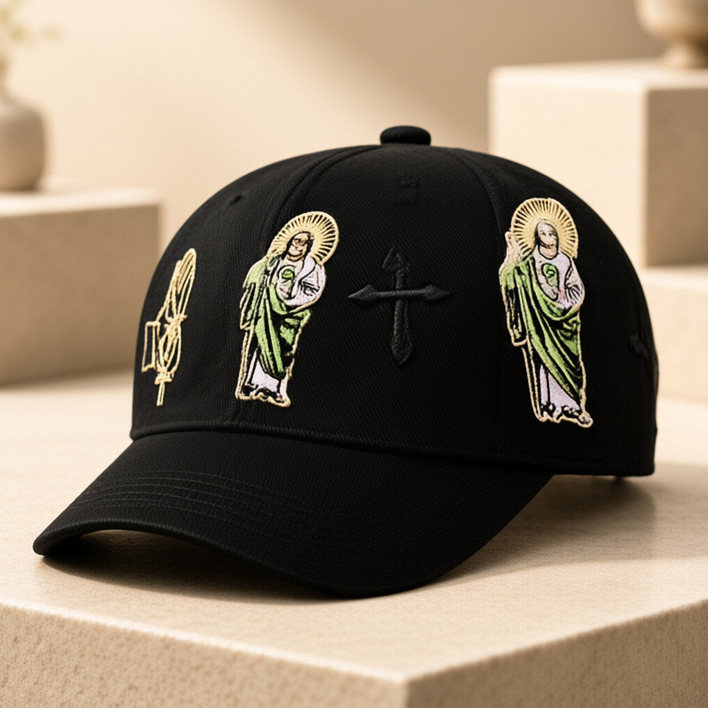 San Judas Tadeo Embroidered Baseball Cap | Religious Faith Dad Hat