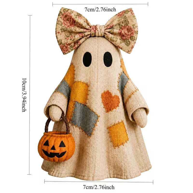 Cotitoc Lighted Vintage Patchwork Ghost