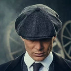 Thomas Shelby Peaky Blinders Immortal Black Tweed Newsboy Cap